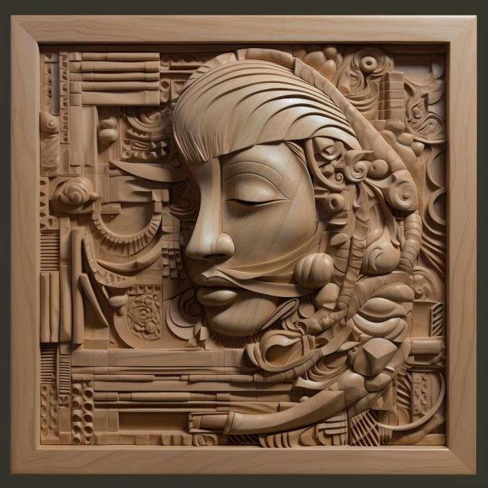 نموذج ثلاثي الأبعاد لآلة CNC 3D Art 